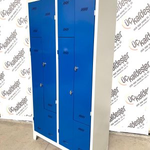 L Kapılı Özel Soyunma Dolapları (çatılı)